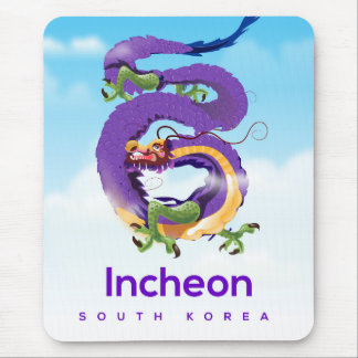 Incheon South Korea Dragon Mouse Mat