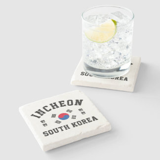 Incheon South Korea Stone Coaster
