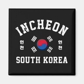 Incheon South Korea T-Shirt Magnet