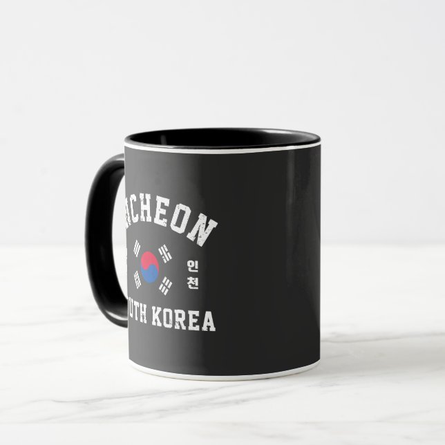 Incheon South Korea T-Shirt Mug (Front Left)