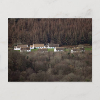 Inchquinn Thatched cottages Postcard