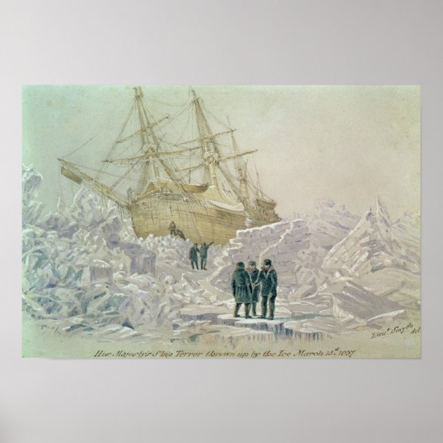 Incident on a Trading Journey: HMS Terror Poster (Front)