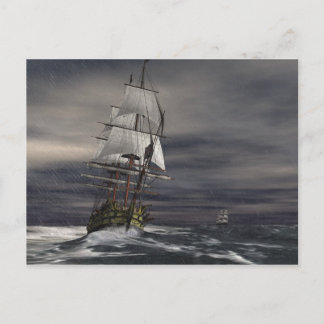 Inclement Weather Postcard