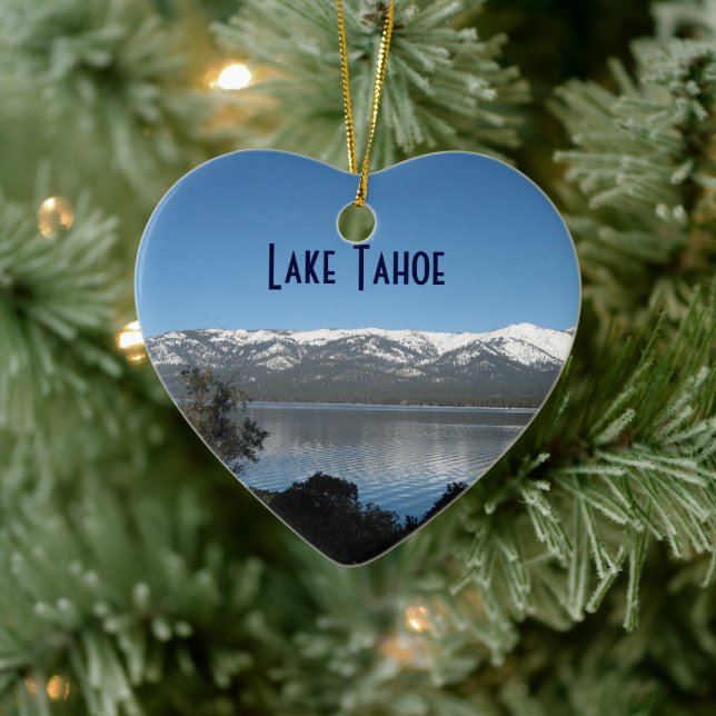 Incline Village, North Shore Lake Tahoe Ceramic Tree Decoration (Tree)