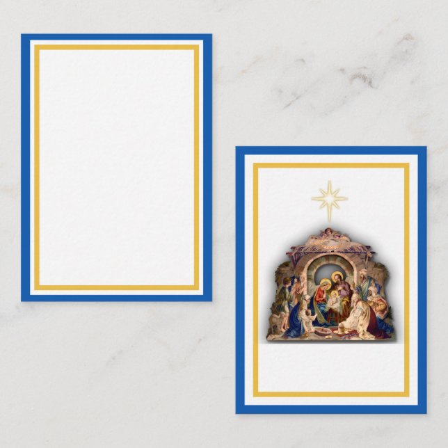 Include A Personal Note with your Christmas Gift Card (Front/Back)