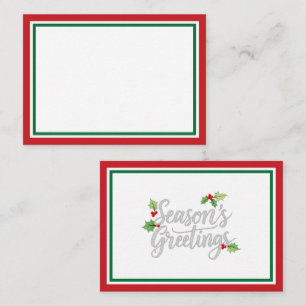 Include A Personal Note with your Christmas Gift Card