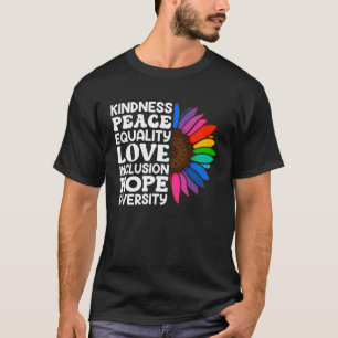 Inclusion Acceptance Kindness Solidarity Awareness T-Shirt