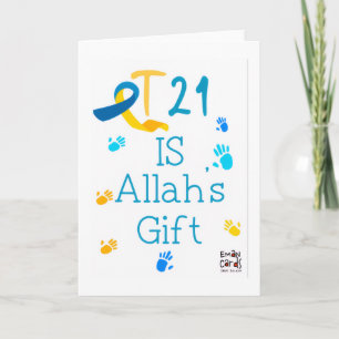 Inclusion for Down Syndrome - Allah's Gift Card