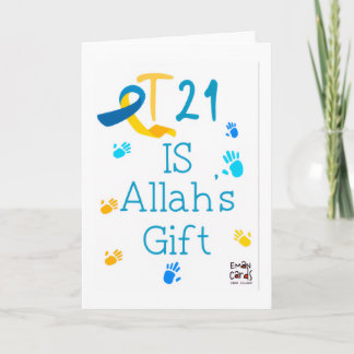 Inclusion for Down Syndrome - Allah's Gift Card