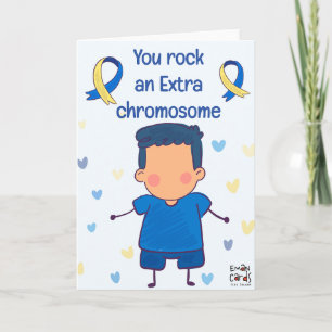 Inclusion for Down Syndrome - You Rock Extra  Card
