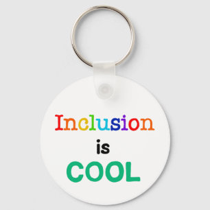 Inclusion is COOL - Neurodiversity Awareness Key Ring