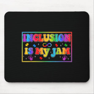 Inclusion is jam autism sped teacher mouse mat