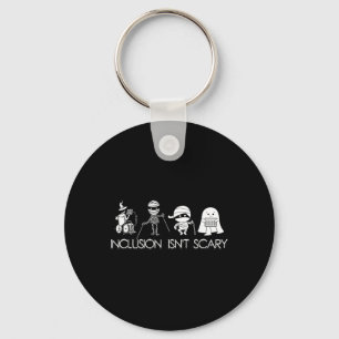 Inclusion Isn't Scary Slp Halloween Sped Teacher G Key Ring