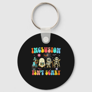 Inclusion Isn't Y Halloween Sped Teacher Women Men Key Ring