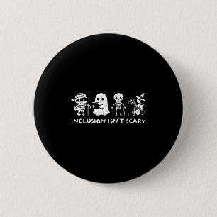 Inclusion Isn't Y Slp Halloween Ghost Mummy Sped T 6 Cm Round Badge