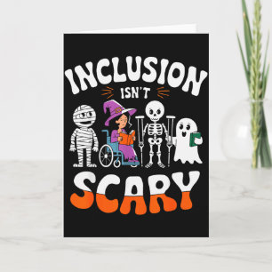 Inclusion Isn't Y Sped Halloween Special Education Card