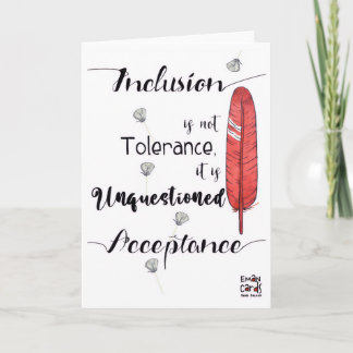 Inclusion Matters - Acceptance Card