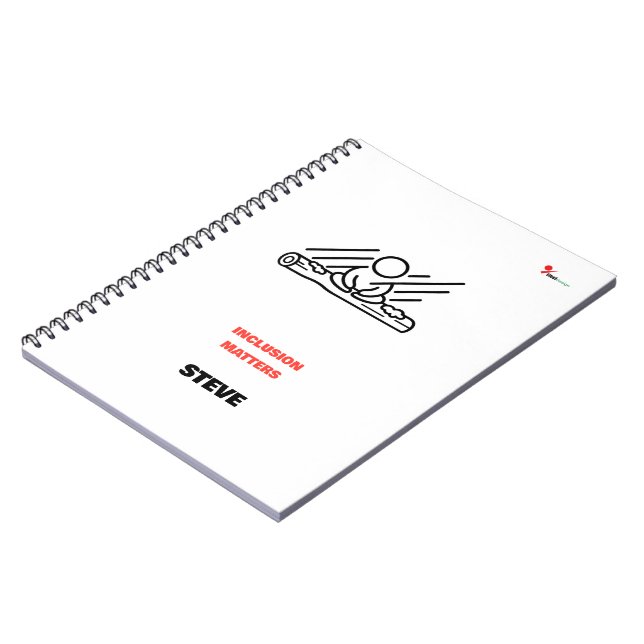 Inclusion Matters Disability Pride Custom Name  Notebook (Left Side)