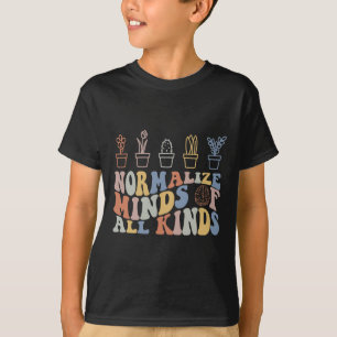 Inclusion Normalise Minds Of All Kinds Autism Awar T-Shirt
