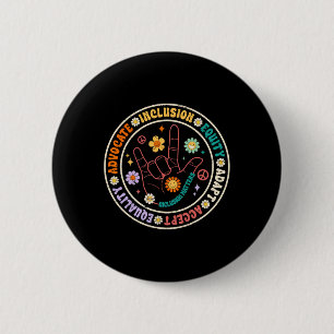 Inclusion Problems Autism Awareness Special Educat 6 Cm Round Badge