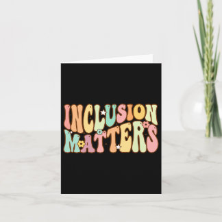 Inclusion Problems Special Education Autism Awaren Card