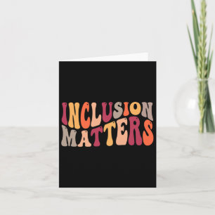 Inclusion Problems Special Education Autism Awaren Card