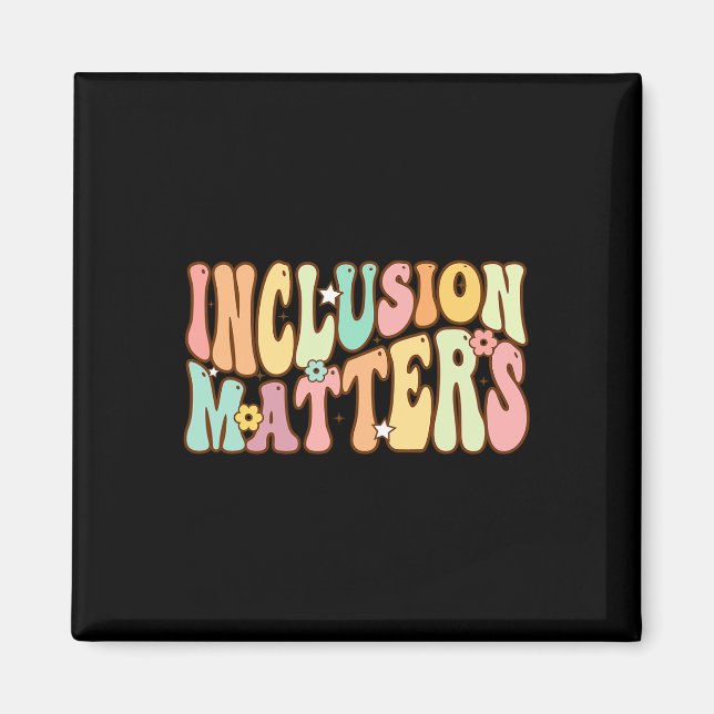Inclusion Problems Special Education Autism Awaren Magnet (Front)