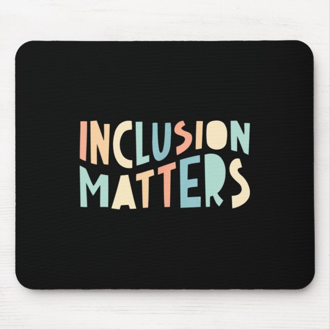 Inclusion Problems Special Education Autism Awaren Mouse Mat (Front)