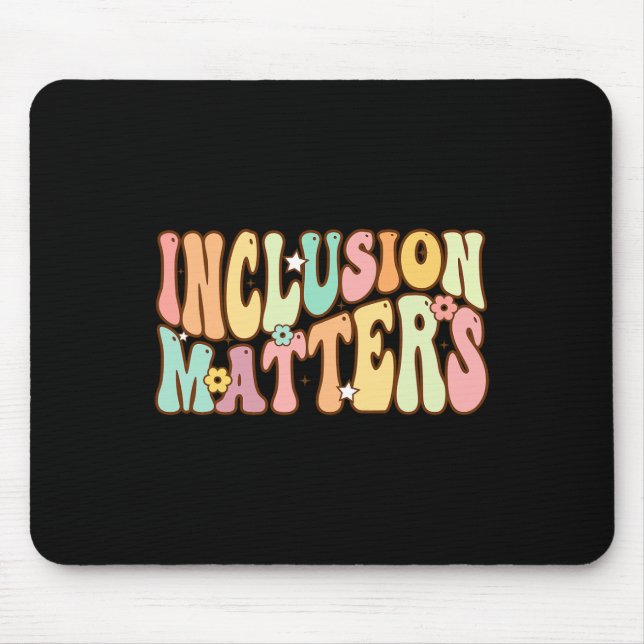 Inclusion Problems Special Education Autism Awaren Mouse Mat (Front)