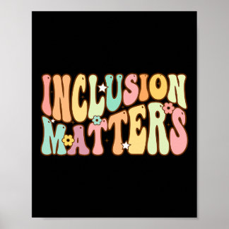 Inclusion Problems Special Education Autism Awaren Poster