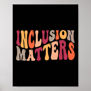 Inclusion Problems Special Education Autism Awaren Poster