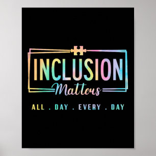 Inclusion S Autism Awareness Month Sped Neurodiver Poster
