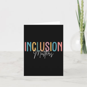 Inclusion S Colourful Mental Health Awareness Card