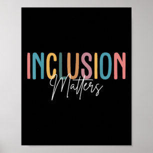 Inclusion S Colourful Mental Health Awareness  Poster
