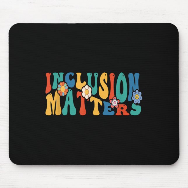 Inclusion S Special Education Autism Awareness Tea Mouse Mat (Front)