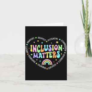 Inclusion special education for women teacherInclu Card