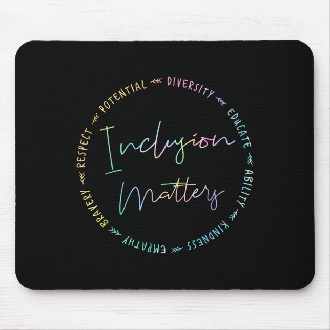 Inclusion Special Education Teacher Autism Mouse Mat (Front)