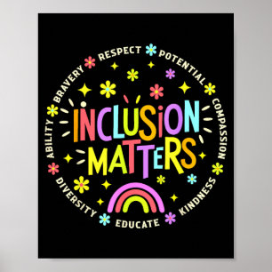 Inclusion Special Education Teacher Autism Poster