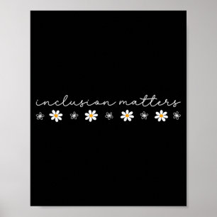 Inclusion Special Education Teacher Autism Poster