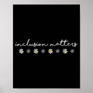 Inclusion Special Education Teacher Autism Poster