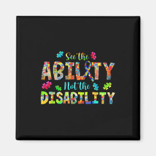 Inclusive Colors_ See The Ability Not The Disabili Magnet