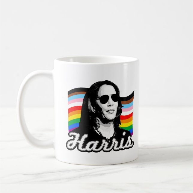 Inclusive Harris Flag Coffee Mug (Left)