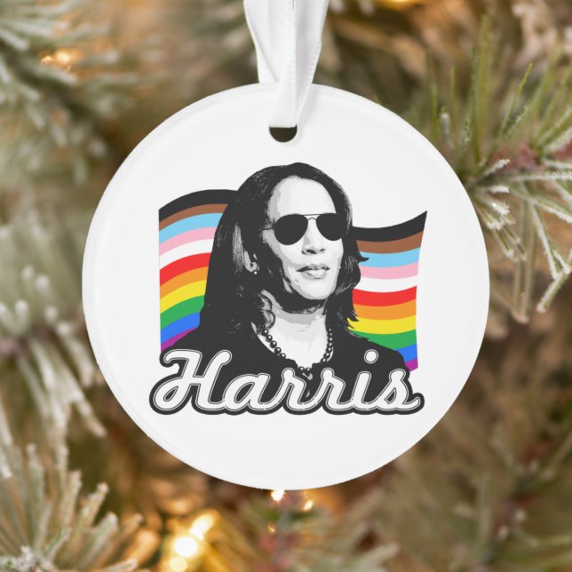 Inclusive Harris Flag Ornament (Tree)