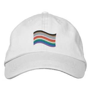 Inclusive LGBTQ+ Pride Flag Embroidered Hat