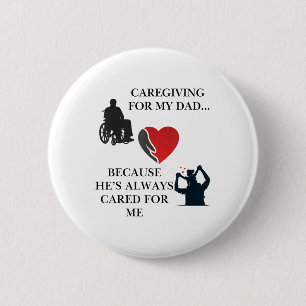 Inclusive Love Caregiver Appreciation Tee _1  6 Cm Round Badge