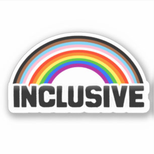 Inclusive Pride Rainbow Sticker