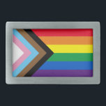 Inclusive rainbow Lgbtq gay diversity flag Belt Buckle<br><div class="desc">Inclusive rainbow Lgbtq gay flag Belt buckle
Pride lgbt lgbtq diversity inclusive trans progress gay rainbow flag</div>