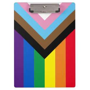 Inclusive rainbow Lgbtq gay diversity flag Clipboard