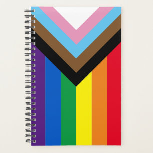 Inclusive rainbow Lgbtq gay diversity flag Planner
