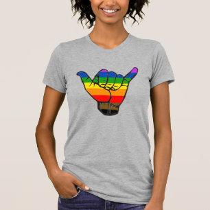 Inclusive Rainbow Shaka LGBTQ+  T-Shirt